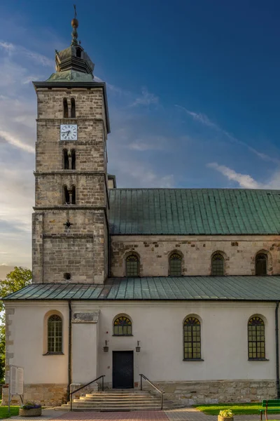 Collegiate Church Martin Opatw Poland — Foto Stock