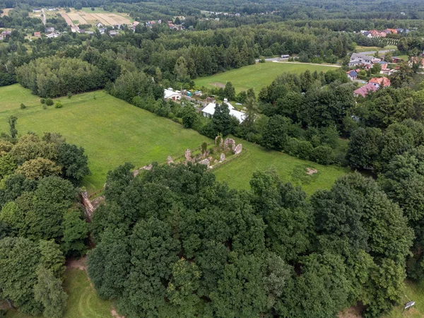 Remains of the Blast Furnace Plant in Bobrza, Poland.