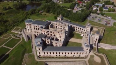 Krzyztopor Castle - ruins of a palace residence built in 16271644 surrounded by bastion fortifications, Poland.