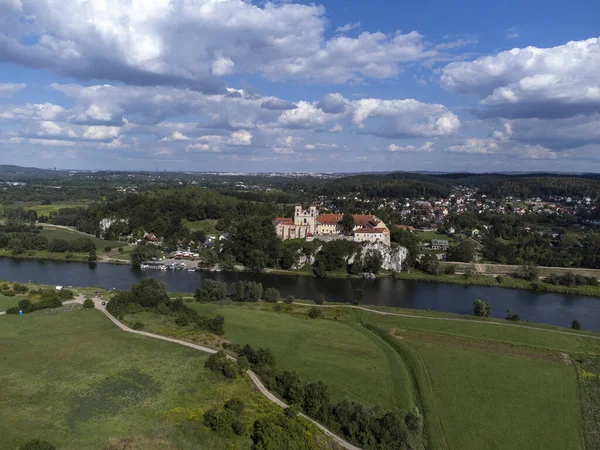Historic Buildings Benedictine Abbey Tyniec Krakow Poland — Zdjęcie stockowe