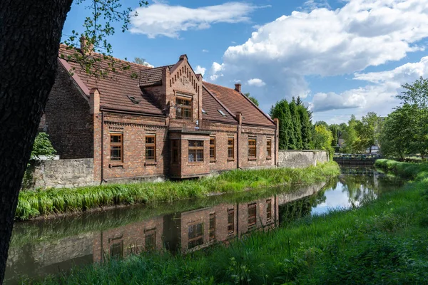 Old water mill in the village of Okradzionow, Poland.