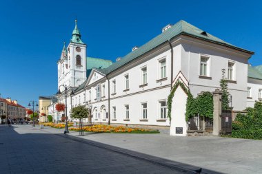 Old Town with places to relax and walk in the city of Rzeszow, Poland.