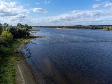 Polonya, Vistula Nehri 'nde Sonbahar.