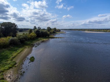 Polonya, Vistula Nehri 'nde Sonbahar.