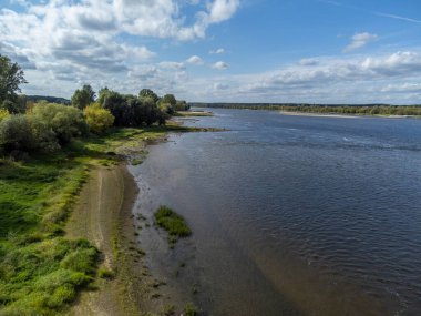 Polonya, Vistula Nehri 'nde Sonbahar.