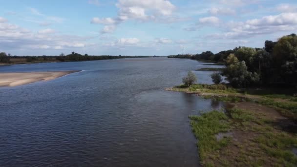 Jesień Nad Wisłą Polska — Wideo stockowe