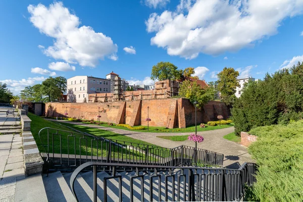 波兰古城Grudziadz的防御墙 — 图库照片