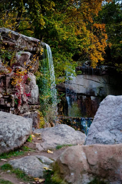 Zijaanzicht Van Prachtige Bos Waterval Thailand — Stockfoto