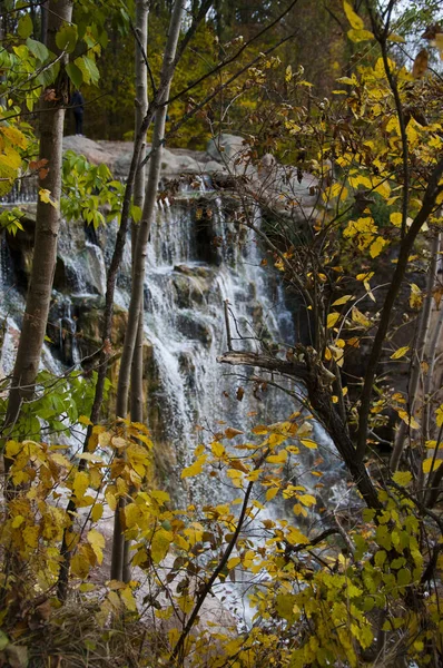 Waterfall Hidden Jungle Autumn — Stock Photo, Image