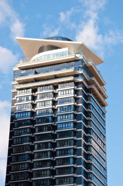 Gökdelen mimarisi. Modern şehir. şehir tasarımı.