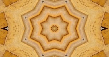 Güzel doku kaleydoskopik tasarım, soyut kaleydoskop arkaplan, eşsiz kaleydoskop animasyonu.