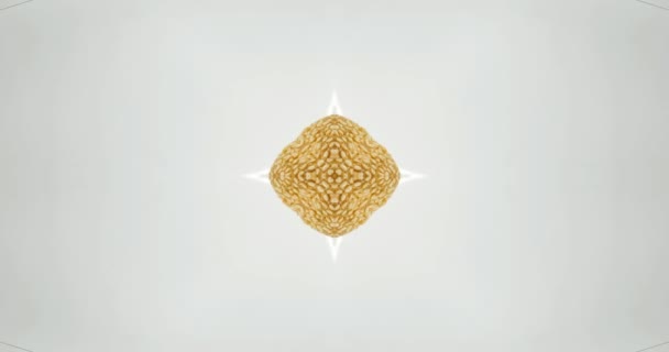 Schöne Textur Kaleidoskopisches Design Abstrakter Kaleidoskop Hintergrund Einzigartige Kaleidoskop Animation — Stockvideo