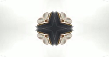 Güzel doku kaleydoskopik tasarım, soyut kaleydoskop arkaplan, eşsiz kaleydoskop animasyonu.