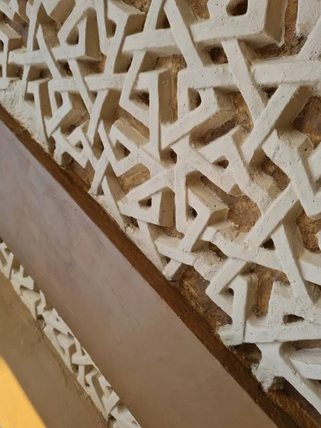 Fotos Adornos Mezquita Blanca — Foto de Stock