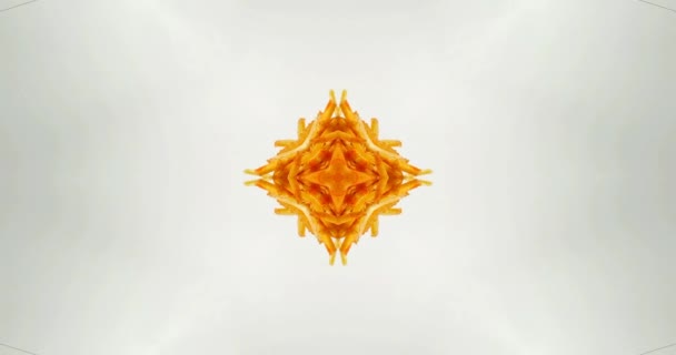 Beautiful Texture Kaleidoscopic Design Abstract Kaleidoscope Background Unique Kaleidoscope Animation — ストック動画