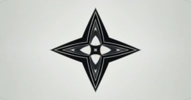 Güzel doku kaleydoskopik tasarım, soyut kaleydoskop arkaplan, eşsiz kaleydoskop animasyonu.