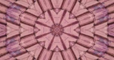 Güzel doku kaleydoskopik tasarım, soyut kaleydoskop arkaplan, eşsiz kaleydoskop animasyonu.