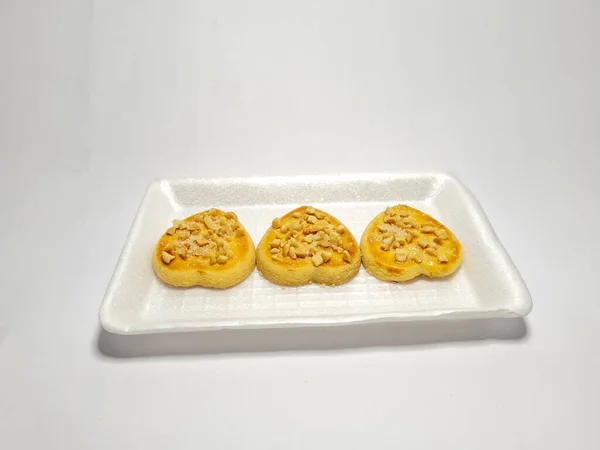 Печиво Шоколадними Чіпсами Білому Тлі — стокове фото