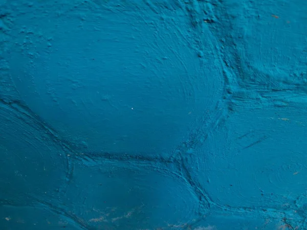 Abstrakcyjna Ściana Tła Niebieską Farbą Nieregularna Biała Kombinacja — Zdjęcie stockowe