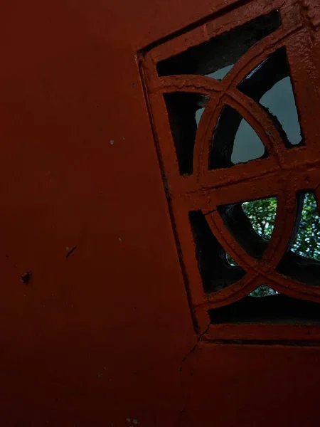 Διακοσμητική Υφή Φόντο Κτιρίου Πορτοκαλί Χρώμα — Φωτογραφία Αρχείου