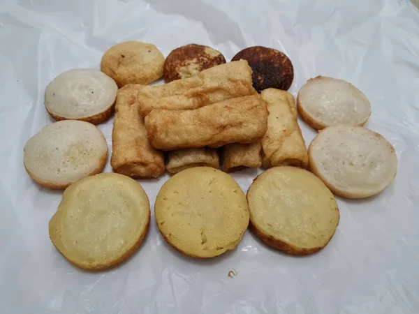 Snacks Indonésia São Bolos Lama Costeletas Frango Bolos Apem — Fotografia de Stock