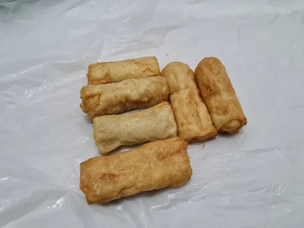 Snacks Indonesia Made Flour Other Ingredients Called Risoles Which Contain — Stok Foto