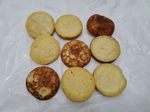 Snacks Indonesia Made Flour Other Ingredients Called Kue Lumpur — стоковое фото