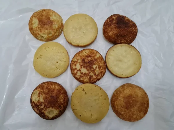 Snacks Indonesia Made Flour Other Ingredients Called Kue Lumpur — Stock Fotó