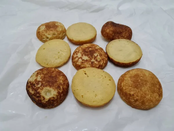 Snacks Indonesia Made Flour Other Ingredients Called Kue Lumpur — стоковое фото