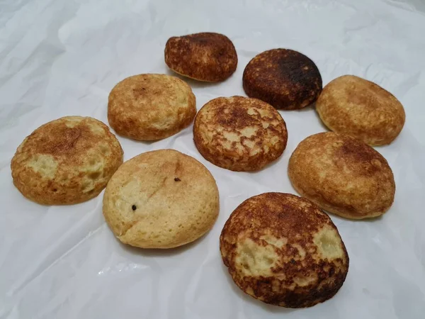 Snacks Indonesia Made Flour Other Ingredients Called Kue Lumpur — стокове фото