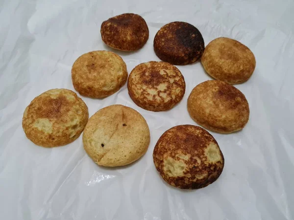 Snacks Indonesia Made Flour Other Ingredients Called Kue Lumpur — стоковое фото