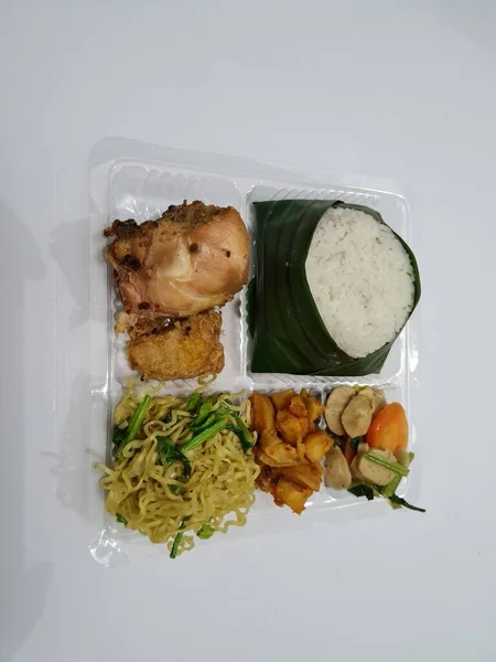 닭고기 캐세이 야채가 인도네시아의 — 스톡 사진