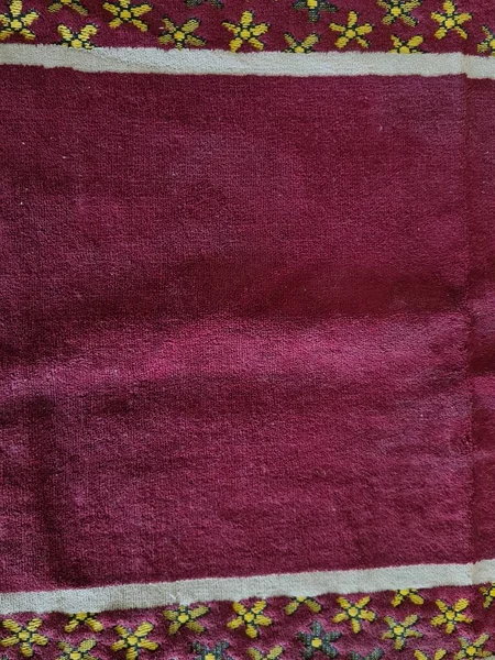 Red Soft Fiber Carpet Background White Color Combination — Stok fotoğraf