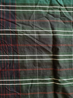 Yeşil sarong desenli soyut arkaplan ve bir kutu oluşturmak için satır kombinasyonu