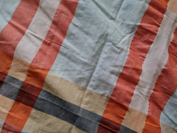 Αφηρημένο Φόντο Υφή Λευκό Sarong Συνδυασμούς Χρωμάτων Των Γραμμών Που — Φωτογραφία Αρχείου