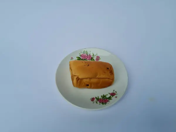 Roti Cokelat Dengan Rasa Pisang Manis — Stok Foto