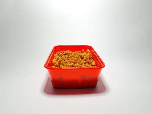 Isolated Spicy Macaroni White Gray Combination — Fotografia de Stock