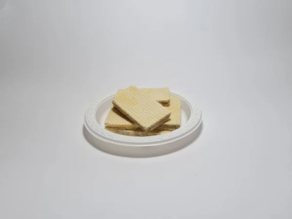 Snacks Layered Layers Chocolate Name Wafer — ストック写真