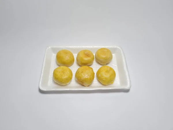 Indonesian Food Called Bakpia Isolated White — Stock Photo, Image