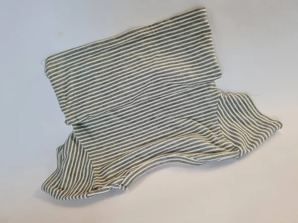 Toddler Shirt Black White Stripes White Background — стоковое фото