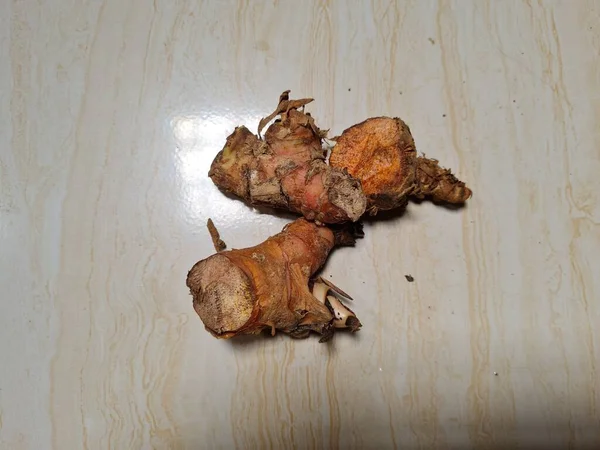 Brown Red Kitchen Spice Called Galangal — 스톡 사진