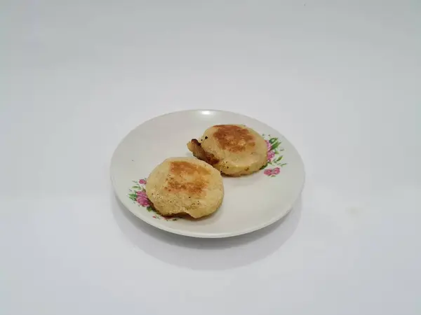 Typical Indonesian Snack Made Flour Brown Head White Combination Called — Stok Foto