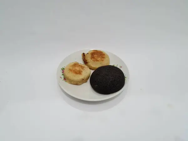 Snack Tipici Indonesiani Central Java Yogyakarta Chiamato Wingko Babat Brownies — Foto Stock