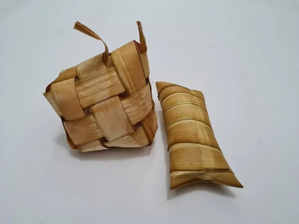 Τρόφιμα Από Την Ινδονησία Που Ονομάζεται Ketupat Και Lepet — Φωτογραφία Αρχείου