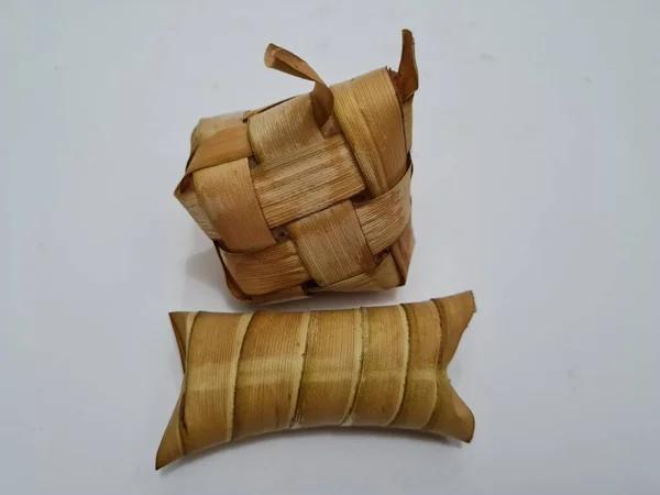 Τρόφιμα Από Την Ινδονησία Που Ονομάζεται Ketupat Και Lepet — Φωτογραφία Αρχείου
