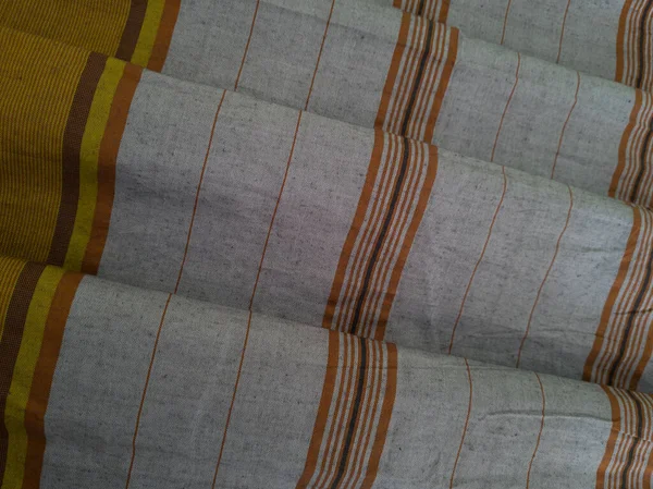 Streszczenie Tła Składanym Sarong Teksturowane Kolorze Złotym Brązowym Białym Innych — Zdjęcie stockowe