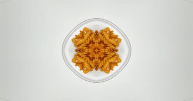 Güzel doku kaleydoskopik tasarım, soyut kaleydoskop arkaplan, eşsiz kaleydoskop animasyonu.