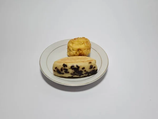Snacks Tofu Frito Pukis Con Sabor Chocolate —  Fotos de Stock