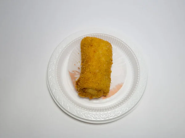 Tårta Gjord Mjöl Och Andra Ingredienser Nämligen Risoler — Stockfoto