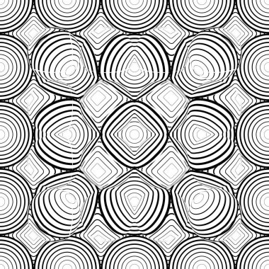 Soyut dikişsiz desen desenli arkaplan çizimi